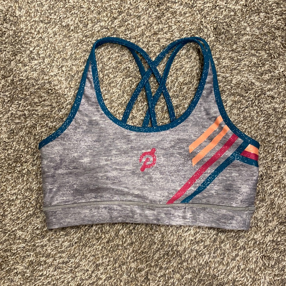Sparkly peloton bra